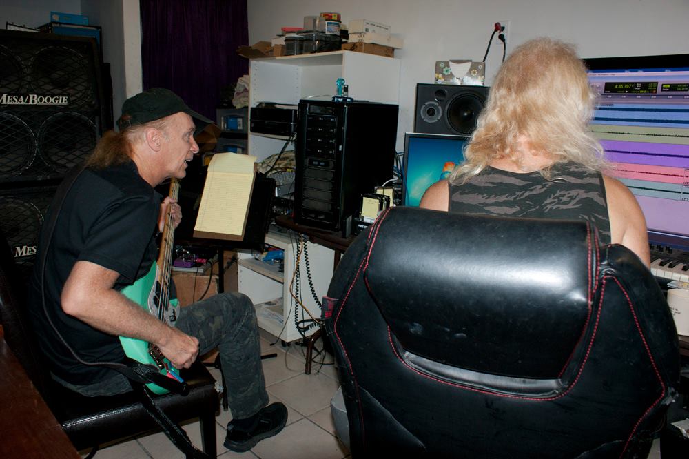You are currently viewing Recording again with Mr. Billy Sheehan.